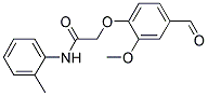 2-(4-FORMYL-2-METHOXY-PHENOXY)-N-O-TOLYL-ACETAMIDE CAS#: 247592-67-2