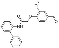 2-(4-FORMYL-2-METHOXYPHENOXY)ACETIC ACID, N-(2-BIPHENYLYL)AMIDE CAS#: 247592-93-4