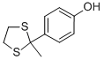 2-(4-HYDROXYPHENYL)-2-METHYL-1,3-DITHIOLAN CAS#: 22068-57-1