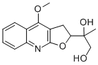 2-(4-METHOXY-2,3-DIHYDRO-FURO[2,3-B]QUINOLIN-2-YL)-PROPANE-1,2-DIOL CAS#: 22964-77-8