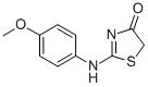 2-(4-METHOXY-PHENYLAMINO)-THIAZOL-4-ONE CAS#: 27052-12-6