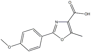 2-(4-METHOXYPHENYL)-5-METHYL-1,3-OXAZOLE-4-CARBOXYLIC ACID CAS#: 2940-24-1