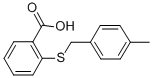 2-[(4-METHYLBENZYL)SULFANYL]BENZENECARBOXYLIC ACID CAS#: 104351-51-1
