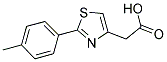 [2-(4-METHYLPHENYL)-1,3-THIAZOL-4-YL]ACETIC ACID CAS#: 16441-30-8
