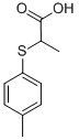 2-[(4-METHYLPHENYL)THIO]PROPANOIC ACID CAS#: 17431-98-0