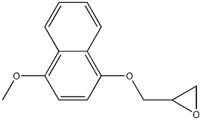 2-[[(4-Methoxy-1-naphthalenyl)oxy]methyl]oxirane CAS#: 14133-78-9