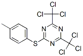 2-[(4-Methylphenyl)thio]-4,6-bis(trichloromethyl)-1,3,5-triazine CAS#: 24478-01-1