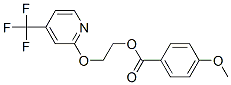 2-([4-(TRIFLUOROMETHYL)-2-PYRIDYL]OXY)ETHYL 4-METHOXYBENZOATE CAS#: 257624-96-7