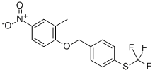 2-(4-TRIFLUOROMETHYLTHIOBENZOXY)-5-NITROTOLUENE CAS#: 106310-21-8