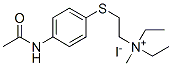 2-(4-acetamidophenyl)sulfanylethyl-diethyl-methyl-azanium iodide CAS#: 102571-35-7