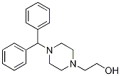 2-(4-benzhydrylpiperazin-1-yl)ethanol CAS#: 10527-64-7
