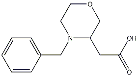 2-(4-benzylmorpholin-3-yl)acetic acid CAS#: 111949-91-8