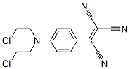 2-[4-[bis(2-chloroethyl)amino]phenyl]ethene-1,1,2-tricarbonitrile CAS#: 14185-99-0