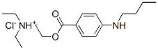2-(4-butylaminobenzoyl)oxyethyl-diethyl-azanium chloride CAS#: 16488-48-5