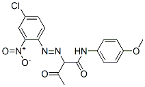 2-[(4-chloro-2-nitrophenyl)azo]-N-(4-methoxyphenyl)-3-oxobutyramide CAS#: 23739-66-4