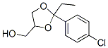 [2-(4-chlorophenyl)-2-ethyl-1,3-dioxolan-4-yl]methanol CAS#: 2208-27-7