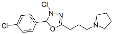 2-(4-chlorophenyl)-5-(3-pyrrolidin-1-ylpropyl)-2,3-dihydro-1,3,4-oxadi azole chloride CAS#: 102504-34-7