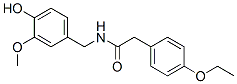 2-(4-ethoxyphenyl)-N-[(4-hydroxy-3-methoxy-phenyl)methyl]acetamide CAS#: 101651-31-4