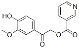 2-(4-hydroxy-3-methoxyphenyl)-2-oxoethyl nicotinate CAS#: 19767-91-0