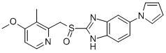 2-[(4-methoxy-3-methyl-pyridin-2-yl)methylsulfinyl]-5-pyrrol-1-yl-3H-benzoimidazole CAS#: 172152-36-2