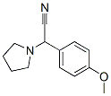 2-(4-methoxyphenyl)-2-pyrrolidin-1-ylacetonitrile CAS#: 15190-12-2
