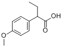 2-(4-methoxyphenyl)butanoic acid CAS#: 29644-99-3