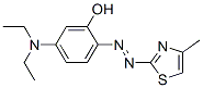 2-(4-methyl-2-thiazolylazo)-5-diethylaminophenol CAS#: 106611-58-9