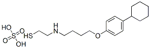 2-[4-(p-Cyclohexylphenoxy)butyl]aminoethanethiol sulfate CAS#: 21220-77-9