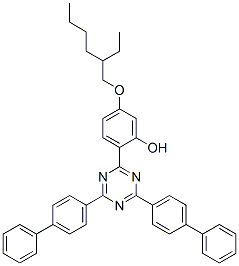 2-[4,6-Bis([1,1'-biphenyl]-4-yl)-1,3,5-triazin-2-yl]-5-[(2-ethylhexyl)oxy]phenol CAS#: 204583-39-1