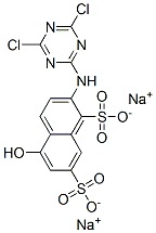 2-(4,6-Dichloro-1,3,5-triazine-2-ylamino)-5-hydroxy-1,7-naphthalenedisulfonic acid disodium salt CAS#: 17752-63-5