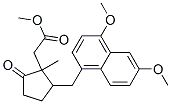 2-[(4,6-Dimethoxy-1-naphtyl)methyl]-1-methyl-5-oxocyclopentaneacetic acid methyl ester CAS#: 15384-83-5
