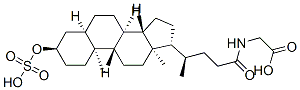 2-[[(4R)-4-[(3R,5R,8R,9S,10S,13R,14S,17R)-10,13-dimethyl-3-sulfooxy-2,3,4,5,6,7,8,9,11,12,14,15,16,17-tetradecahydro-1H-cyclopenta[a]phenanthren-17-yl]pentanoyl]amino]acetic acid CAS#: 15324-64-8