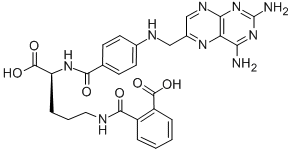 2-[[(4S)-4-carboxy-4-[[4-[(2,4-diaminopteridin-6-yl)methylamino]benzoy l]amino]butyl]carbamoyl]benzoic acid CAS#: 113857-87-7