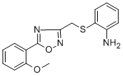 2-([[5-(2-METHOXYPHENYL)-1,2,4-OXADIAZOL-3-YL]METHYL]THIO)ANILINE CAS#: 259252-11-4