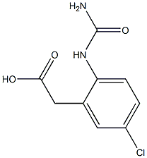 2-(5-Chloro-2-ureidophenyl)acetic Acid CAS#: 100666-71-5