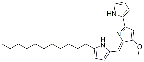 2-(5-Undecyl-2-pyrrolylmethylene)-3-methoxy-5-(2-pyrrolyl)-2H-pyrrole CAS#: 13129-81-2
