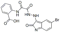 2-[[[(5-bromo-2-oxo-indol-3-yl)amino]carbamoylformyl]amino]benzoic acid CAS#: 108097-99-0