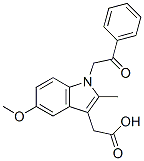 2-(5-methoxy-2-methyl-1-phenacyl-indol-3-yl)acetic acid CAS#: 106287-90-5