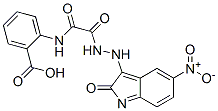 2-[[[(5-nitro-2-oxo-indol-3-yl)amino]carbamoylformyl]amino]benzoic acid CAS#: 108098-01-7