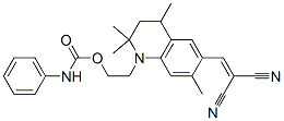 2-[6-(2,2-dicyanovinyl)-1,2,3,4-tetrahydro-2,2,4,7-tetramethylquinolin-1-yl]ethyl carbanilate CAS#: 18178-47-7