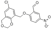 2-[(6-CHLORO-4H-1,3-BENZODIOXIN-8-YL)METHOXY]-5-NITROBENZALDEHYDE CAS#: 219539-02-3