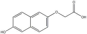 2-[(6-Hydroxy-2-naphthalenyl)oxy]acetic Acid CAS#: 10441-36-8