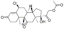 [2-[(6S,8S,9S,10R,13S,14S,17R)-6-chloro-17-hydroxy-10,13-dimethyl-3,11 -dioxo-1,2,6,7,8,9,12,14,15,16-decahydrocyclopenta[a]phenanthren-17-yl ]-2-oxo-ethyl] acetate CAS#: 16319-99-6
