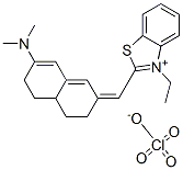 2-([7-(DIMETHYLAMINO)-4,4A,5,6-TETRAHYDRO-2(3H)-NAPHTHALENYLIDENE]METHYL)-3-ETHYL-1,3-BENZOTHIAZOL-3-IUM PERCHLORATE CAS#: 235782-02-2