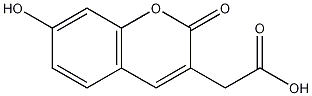 2-(7-Hydroxy-2-oxo-2H-chromen-3-yl)acetic acid CAS#: 104093-04-1