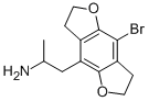 2-(8-BROMO-2,3,6,7-TETRAHYDRO-BENZO[1,2-B:4,5-B']DIFURAN-4-YL)-1-METHYL-ETHYLAMINE CAS#: 219986-75-1