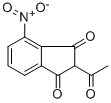 2-ACETYL-4-NITRO-1,3-INDANEDIONE CAS#: 25125-04-6