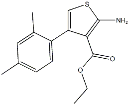 2-AMINO-4-(2,4-DIMETHYL-PHENYL)-THIOPHENE-3-CARBOXYLIC ACID ETHYL ESTER CAS#: 15854-10-1