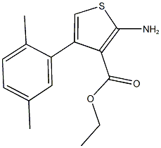 2-AMINO-4-(2,5-DIMETHYL-PHENYL)-THIOPHENE-3-CARBOXYLIC ACID ETHYL ESTER CAS#: 15854-09-8