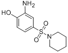 2-AMINO-4-(PIPERIDINE-1-SULFONYL)-PHENOL CAS#: 24962-73-0